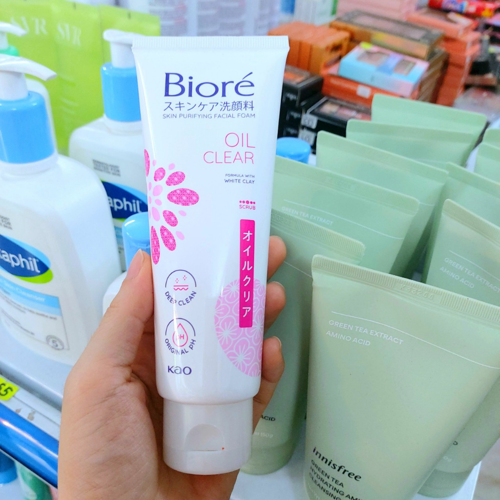 Sữa Rửa Mặt BIORE 100g - Ngừa Mụn , Sáng Da, Cho Làn Da Mịn Màng