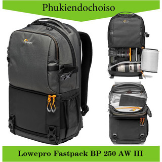 Balo máy ảnh lowepro fastpack bp 250 aw iii, chính hãng hoằng quân