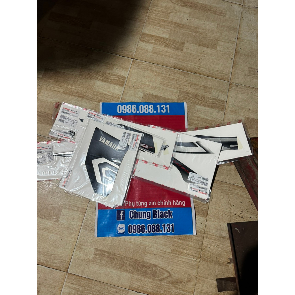 Bộ tem Jupiter MX 2007 zin chính hãng yamaha