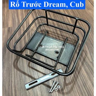 Rổ Dream, Cub Kiểu GTR - Màu đen ( Made In VN)