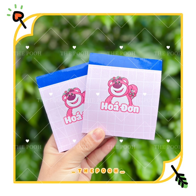 Hoá Đơn Gấu Dâu Lotso 100 Tờ