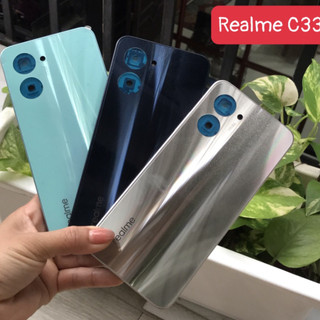 Bộ vỏ Điện thoại Realme C33 zin có cụm kính camera,nút bấm