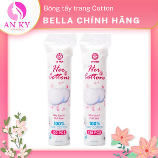 Sỉ 30 bông tẩy trang dr.her 100% cotton tinh khiết 120 miếng