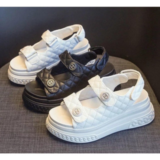 (Hàng loại 1) Sandal Nữ Trần Trám Hoa Trà Quai Dán Siêu Đẹp , giày quai hậu nữ cao cấp