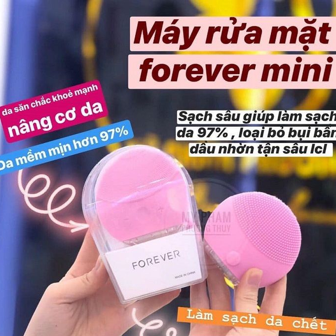Máy vệ sinh technology Sóng Âm Máy tắm FOREVER Mini rửa sạch bụi bờ Chất Nhờn Massger Mặt Cho Da trắng mịn Căng Bóng