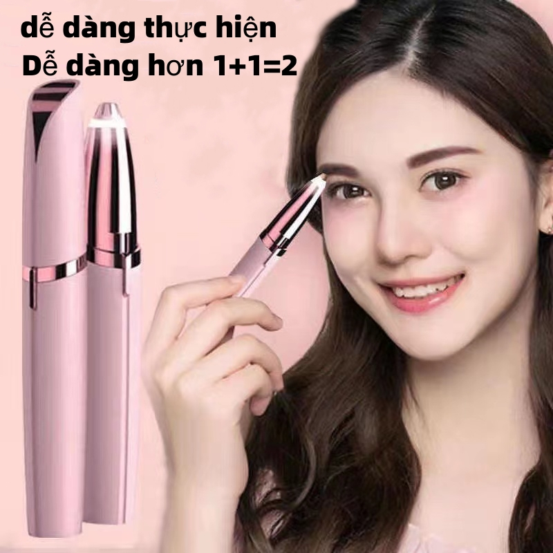 Máy Tỉa Lông Mày Điện Máy Tỉa Lông Mày Cao Cấp Dễ Sử Dụng Nhỏ, Đẹp, Cạo - Bút Tẩy Lông Điện