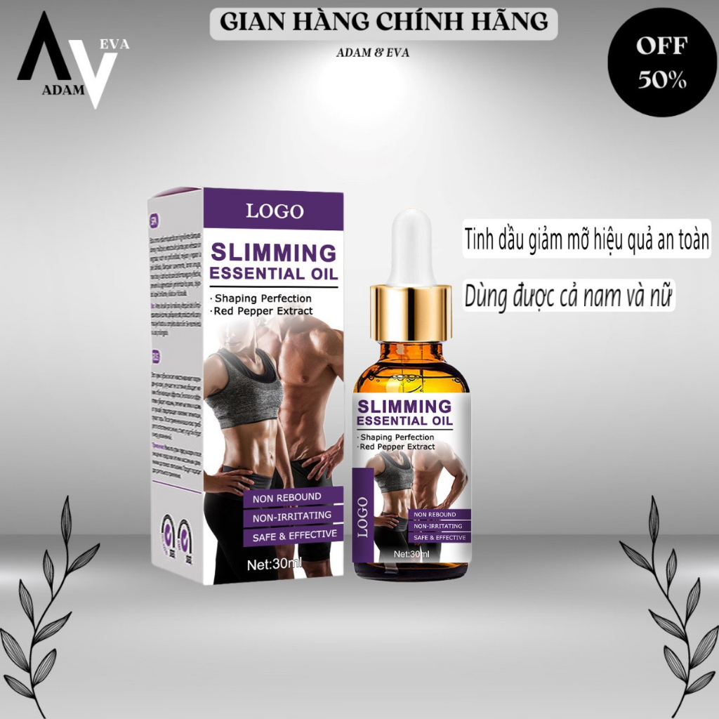 Tinh dầu masage đốt cháy mỡ thừa SLIMMING dùng được cho cả nam và nữ