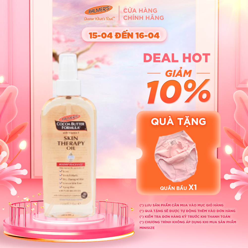 Dầu massage toàn thân và phục hồi da hư tổn Palmer's 150ml