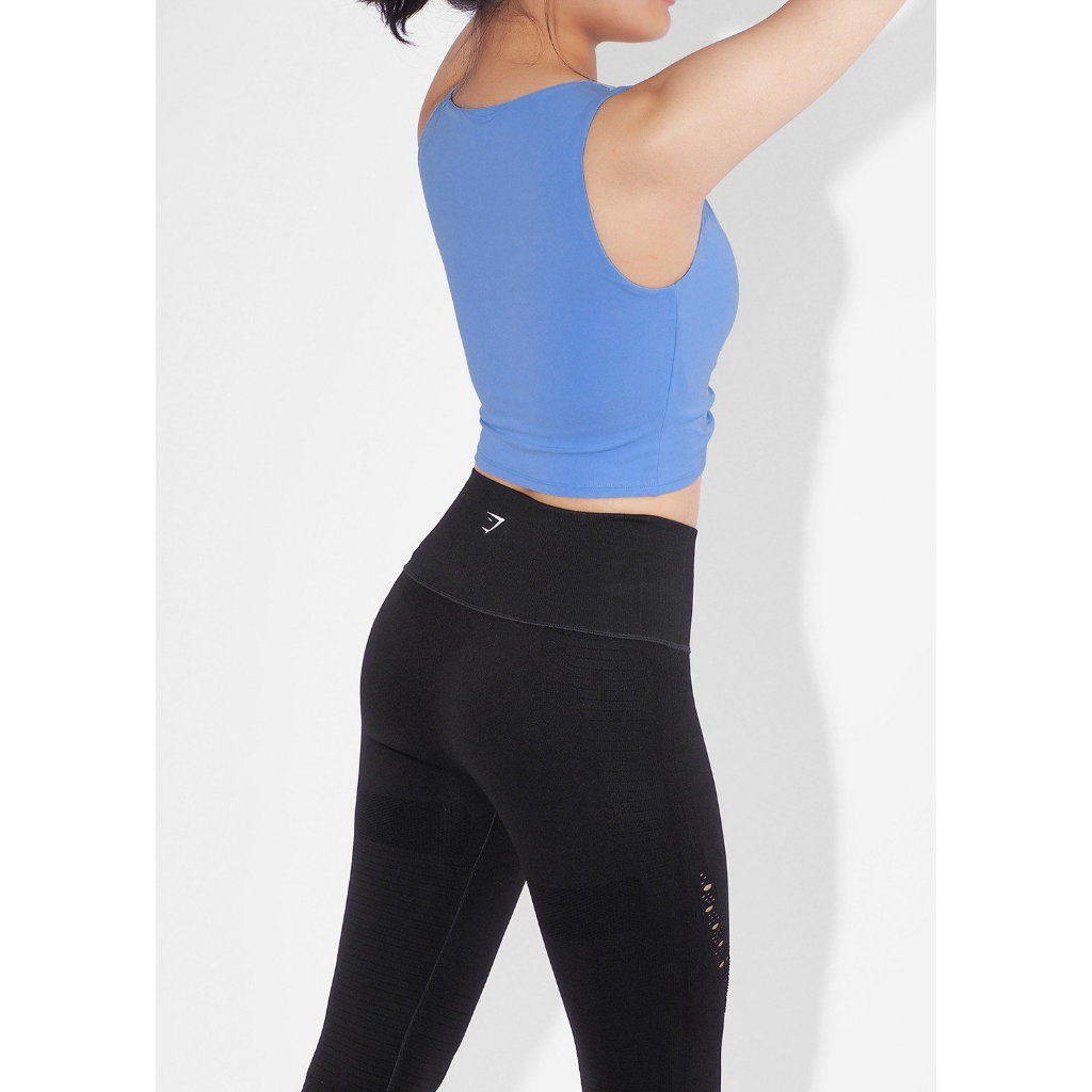 Croptop kèm bra Y0galici0us nhún ngực