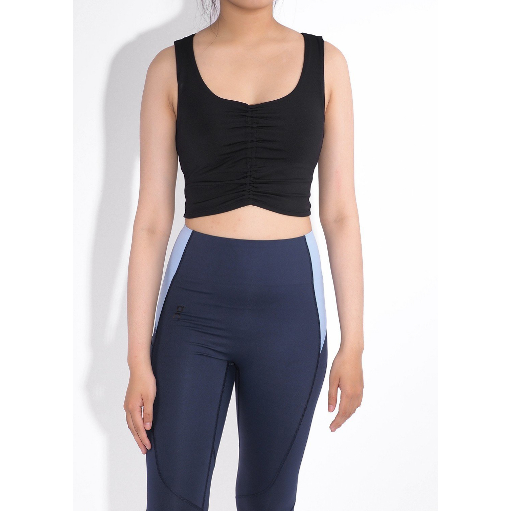 Croptop kèm bra Y0galici0us nhún ngực
