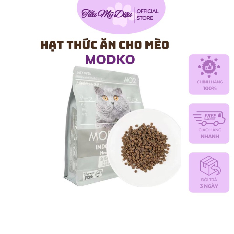Hạt Cho Mèo Con Modko Thức Ăn Khô Dinh Dưỡng Cho Mèo Bầu Và Mọi Lứa Tuổi Surica (1,5kg)