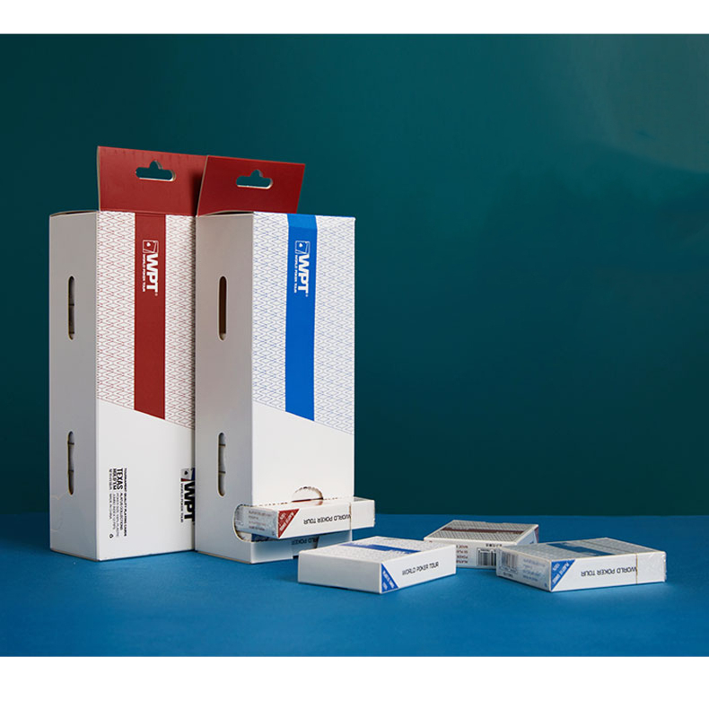 Bài poker nhựa PvC WPT cao cấp không thấm nước size to tiêu chuẩn quốc tế