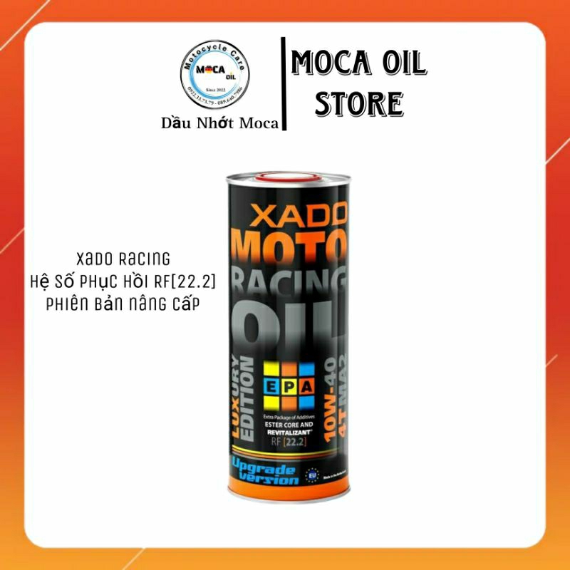 Dầu nhớt Tổng Hợp Xado Racing 10W40 Mới Nhất Nhập Khẩu Châu Âu