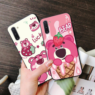Ốp lưng Samsung note 10 / ss note 10 plus / ss note 10+ in hình gấu dâu siêu cute,dễ thương