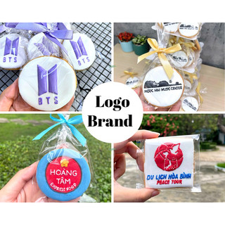 Bánh quy vẽ Logo - Icing cookie Logo brand - bánh quy vẽ theo yêu cầu