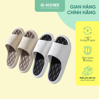 Dép quai ngang cao su EVA Ghome cực êm chân dép đê kép chống hôi chân, chống trơn trượt DT23M2