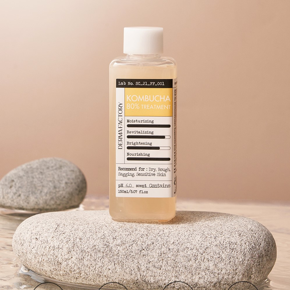 Nước cân bằng cung cấp dưỡng chất Derma Factory Kombucha 80% Treatment 150ml