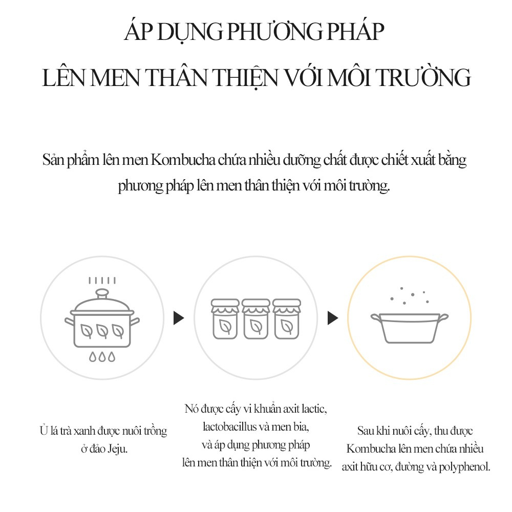 Nước cân bằng cung cấp dưỡng chất Derma Factory Kombucha 80% Treatment 150ml