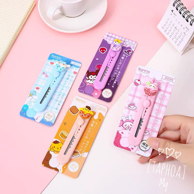 Dao rọc giấy mini handmade học sinh văn phòng