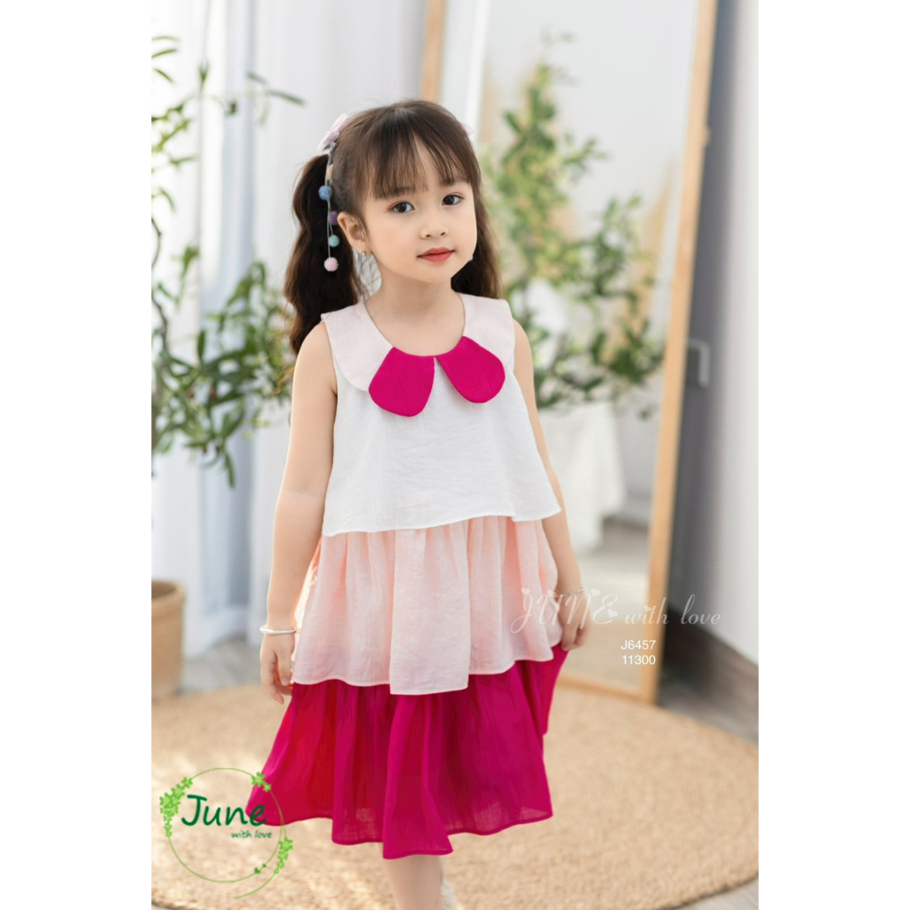 Váy hè hàng thiết kế hãng June 11-38kg cho bé gái
