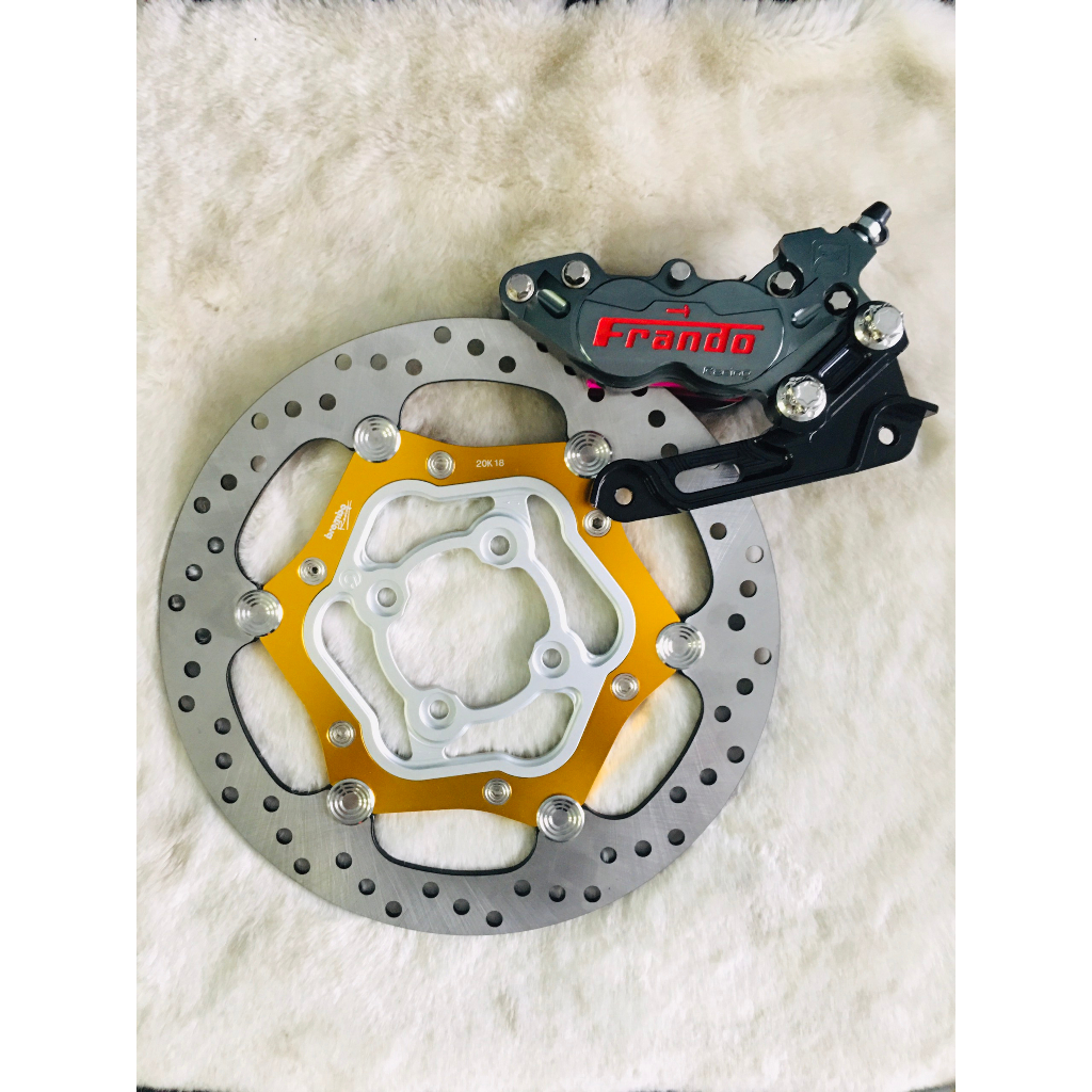 COMBO heo+pát+đĩa Wave110-đĩa 267mm -heo Frando 4piston- Pát WAVE110 260/267mm