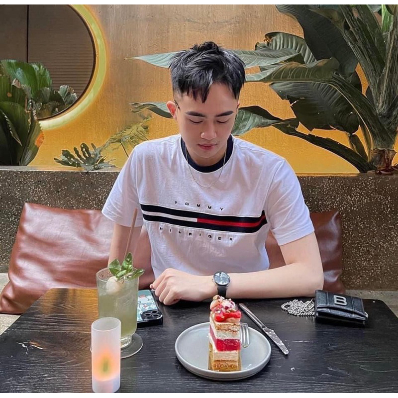 Áo Thun Tommy Hilfiger Chính hãng Basic Cổ Tròn, Hàng Nhập Khẩu Full Tem Tag