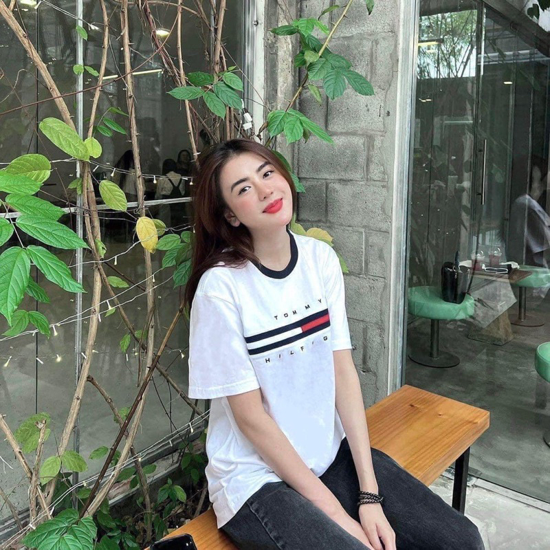 Áo Thun Tommy Hilfiger Chính hãng Basic Cổ Tròn, Hàng Nhập Khẩu Full Tem Tag