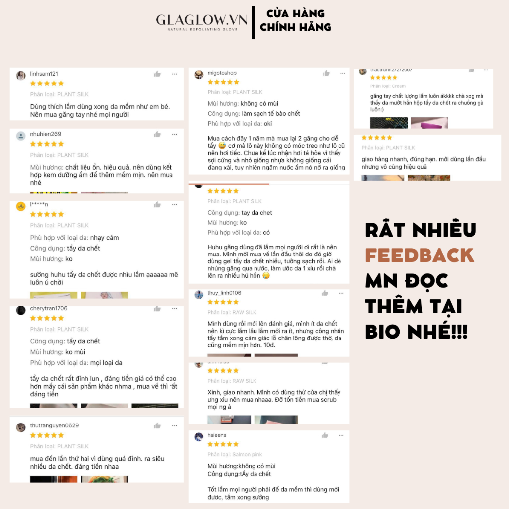 [THƯỜNG] Găng Tay Tẩy Tế Bào Chết Cao Cấp - GLAGLOW | BigBuy360 - bigbuy360.vn