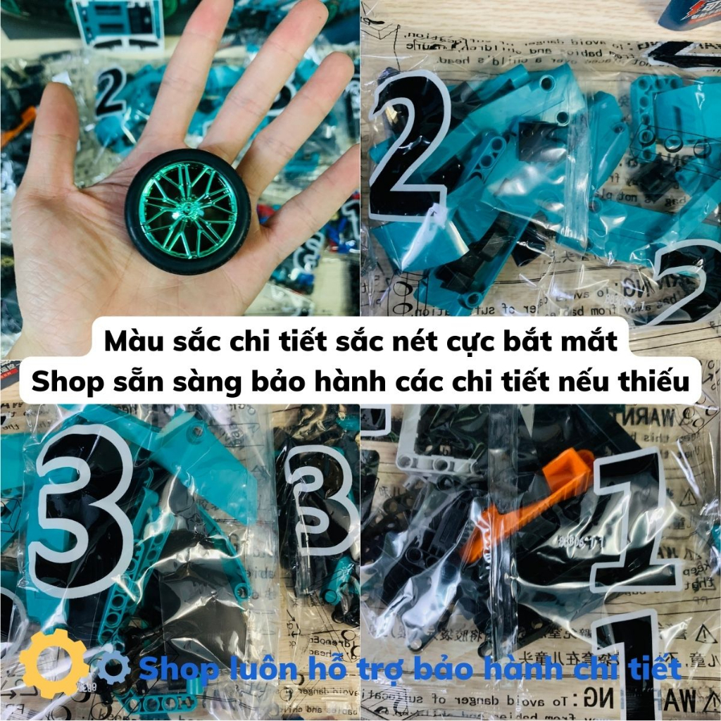 Mô hình lắp ráp siêu xe technic Nissan GTR MoYu 88306 tỉ lệ 1:14 993 PCS