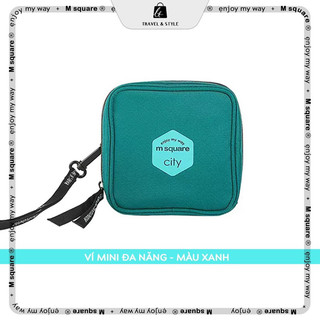 Túi ví mini đa năng vải poly chống thấm nước cao cấp Msquare®️ Chính hãng giá tốt