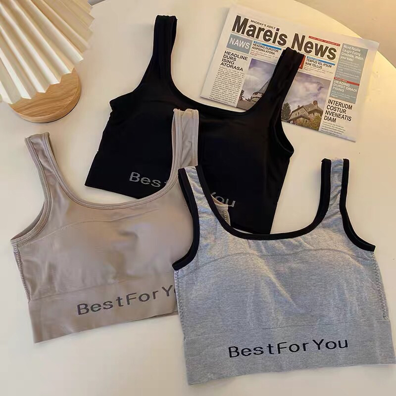 Áo sát nách tập thể thao Gym, yoga - Áo Bra croptop trẻ trung năng động hàng loại 1