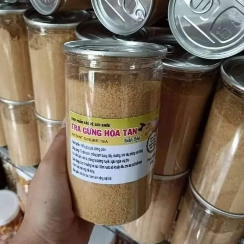 Trà Gừng Hoà Tan Nguyên Chất Đăk Lăk Hũ 500g