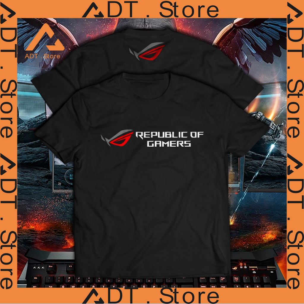 Áo phông ASUS ROG REPUBLIC OF GAMERS độc đẹp giá rẻ mẫu HOT bán chạy