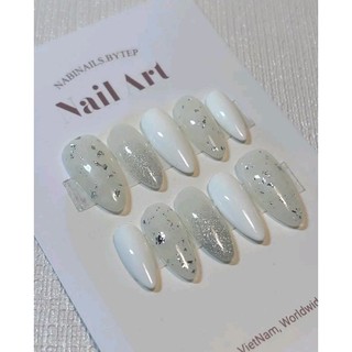 Nailbox thiết kế ChangNails ẩn giấy bạc mã a25