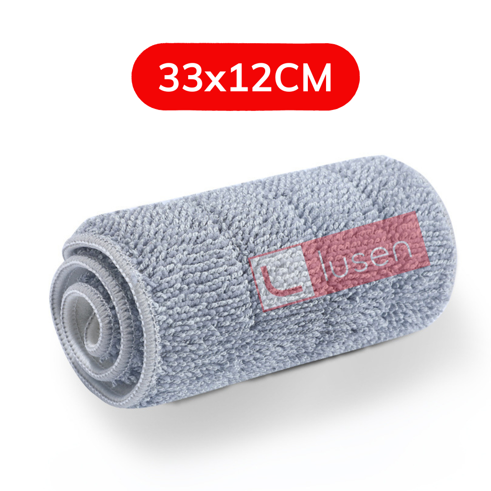 Bông lau nhà thay thế cho cây lau nhà thông minh tự vắt tiện lợi móc một đầu. kích thước 33x12cm
