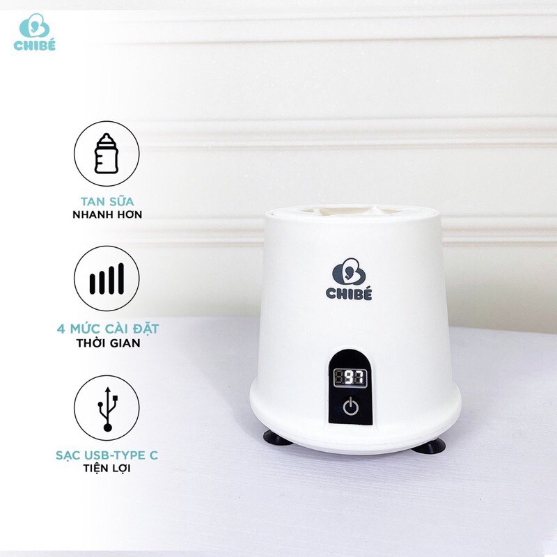 Máy Lắc Bình Sữa Chibe Chình Hãng Cho Bé CB007