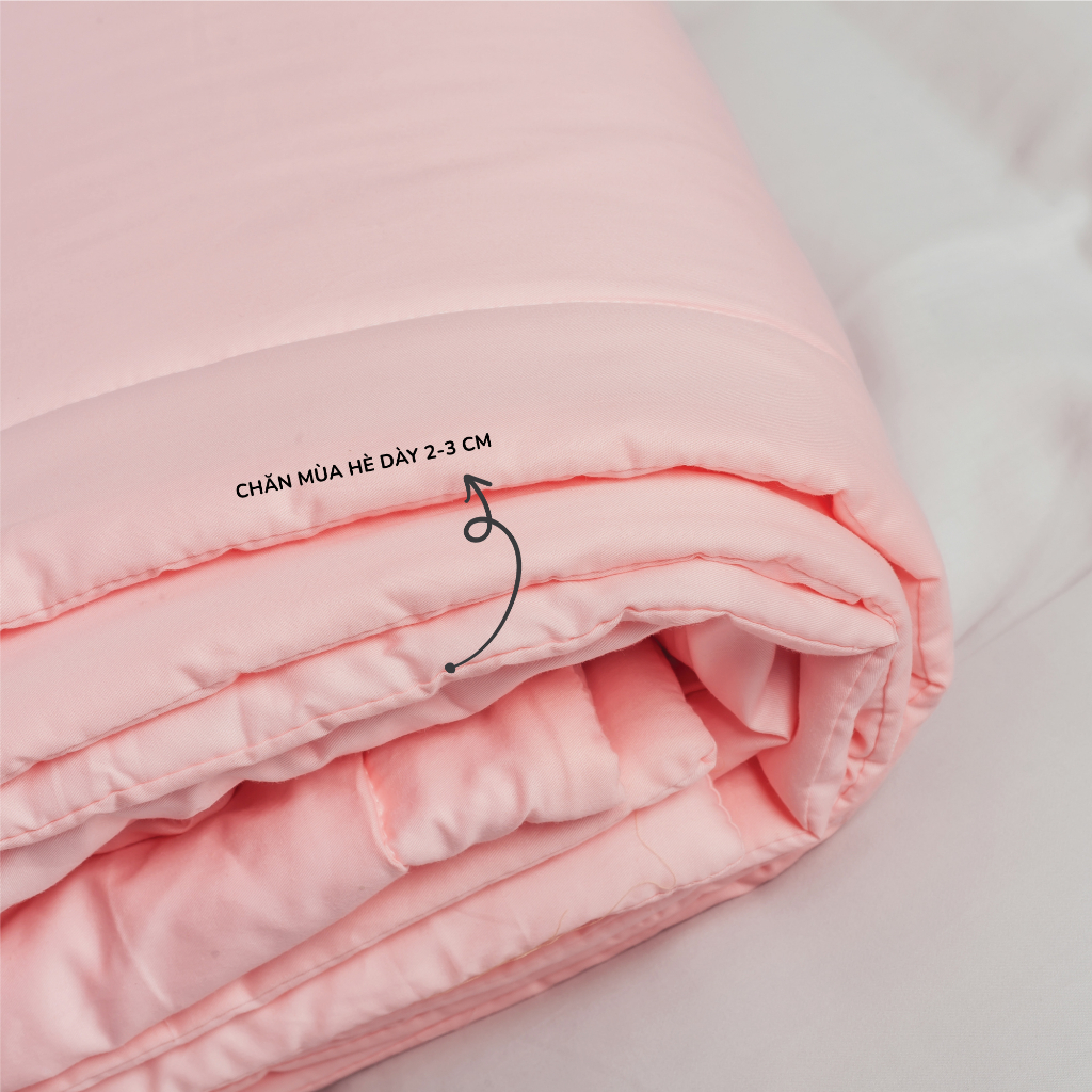 Chăn Chần Gòn Bedding Cotton 100% Hàn Quốc Màu Trơn 2m2x2m