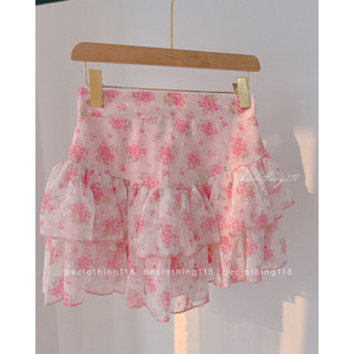Set croptop hoa khoét lưng + chân váy