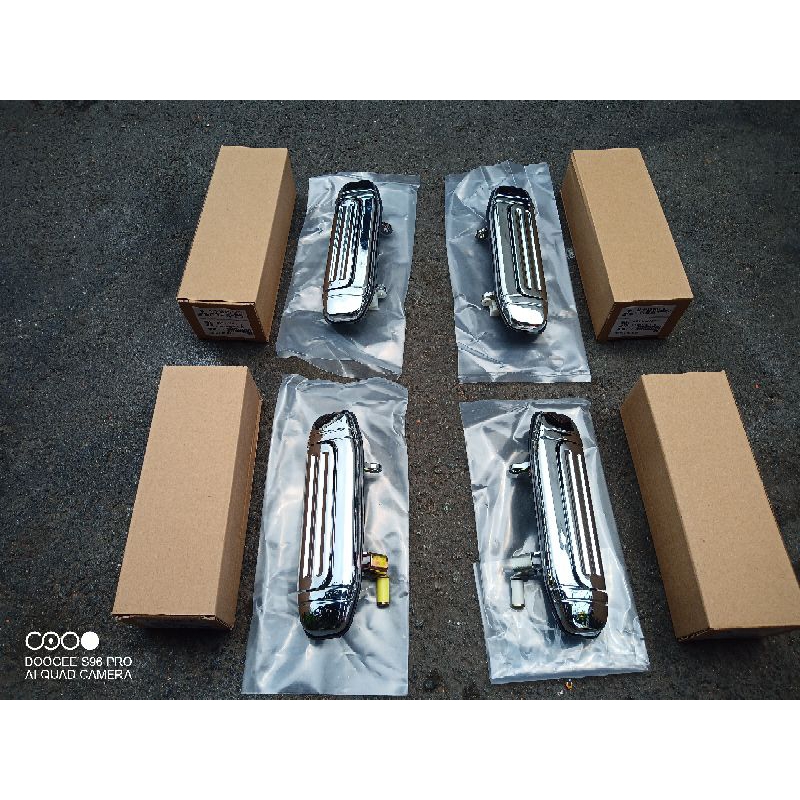 Tay nắm mở cửa ngoài Pajero V31 V32 V33 V43 V46 tay nắm kim loại