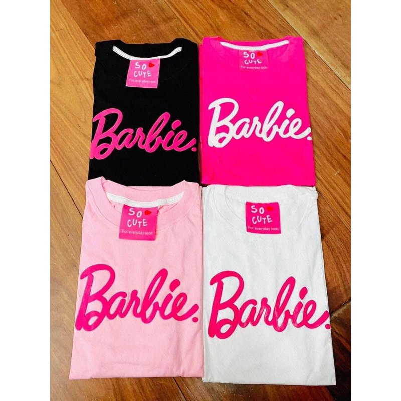 Áo thun chữ Barbie - order Thái
