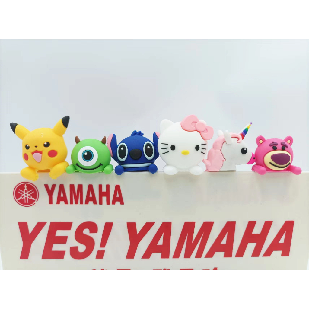 Gương chiếu hậu xe máy phim hoạt hình xe máy sáng tạo trang trí chơi xe Picachu bên trong xe treo phim hoạt hình gương c