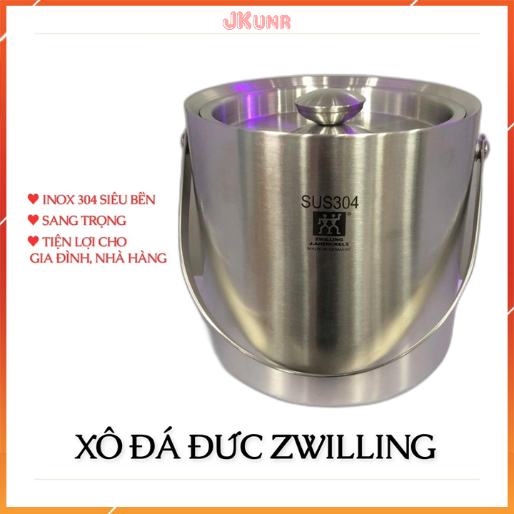 Xô đựng đá SIÊU BỀN inox Đức ZWILLING 2L,3L ( MADE IN GERMANY )