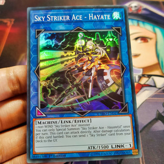 Thẻ bài Yugioh chính hãng | Sky Striker Ace - Hayate | CYHO Super Rare