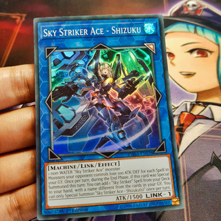 Thẻ bài Yugioh chính hãng | Sky Striker Ace - Shizuku | DASA Super Rare
