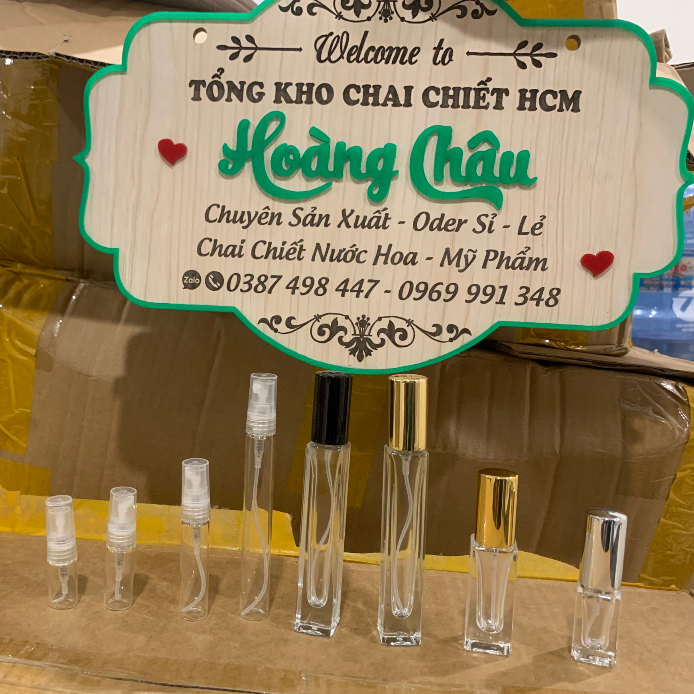Chai chiết thủy tinh có nắp 10ml - 5ml - 3ml - 2ml-bbwstudio