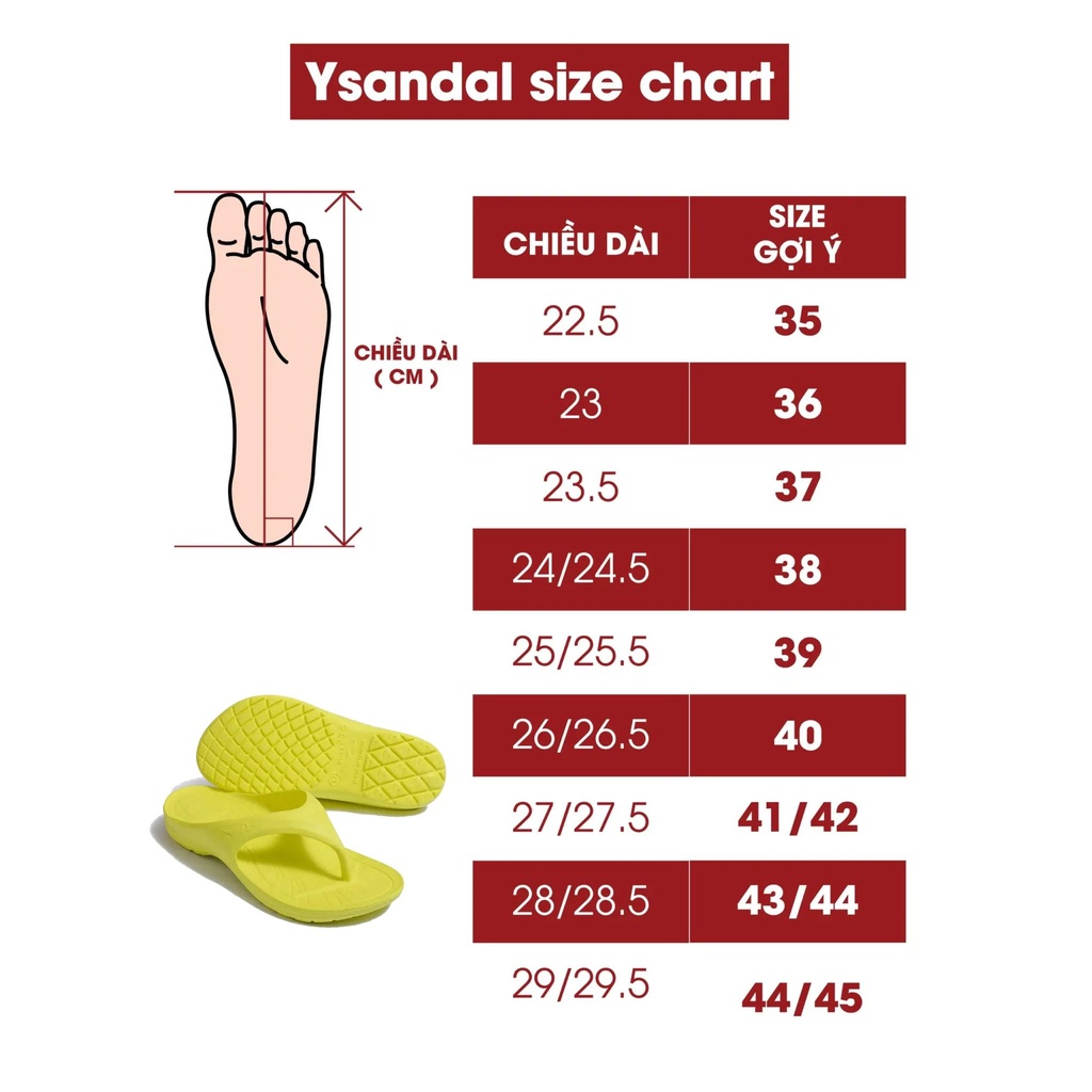 Dép Chạy Bộ Ysandal, Dép Sandal Có Quoai Gót Chống Trơn Trượt, Hàng Chính Hãng