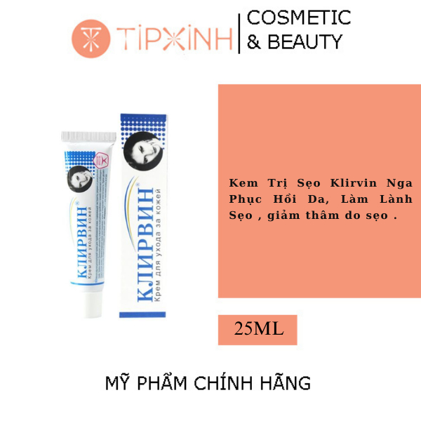 Kem sẹo Klirvin Nga chính hãng - Ảnh chụp thật