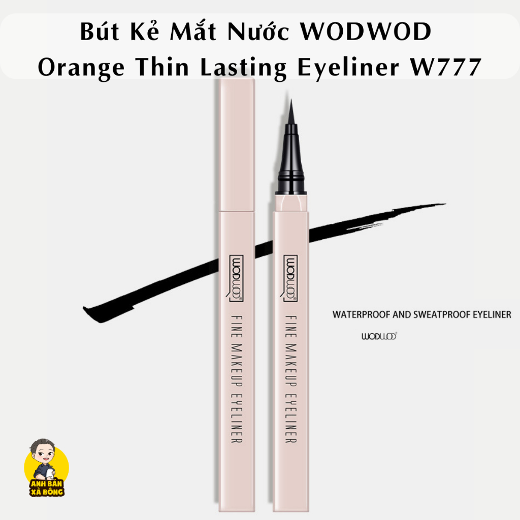 Bút Kẻ Mắt Nước WODWOD Orange Thin Lasting Eyeliner W777