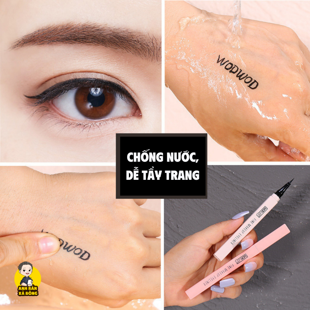 Bút Kẻ Mắt Nước WODWOD Orange Thin Lasting Eyeliner W777