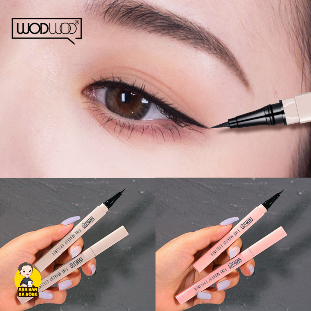Bút Kẻ Mắt Nước WODWOD Orange Thin Lasting Eyeliner W777